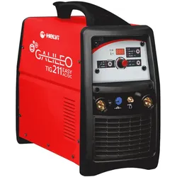HELVI Galileo TIG 211 easy AC/DC - Inverter-Schweißgerät (MMA, TIG HF - LIFT) - AC/DC