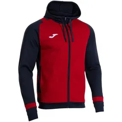 JOMA Lider Kapuzen-Trainingsjacke 603 - rot/marineblau XL
