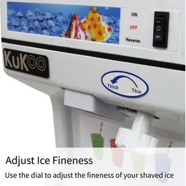 MONSTER SHOP Ice Shaver Eismaschine Weiß