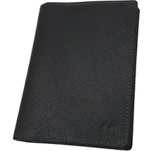 myledershop Wiener Schachtel Geldbörse schwarz