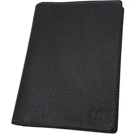myledershop Wiener Schachtel Geldbörse schwarz