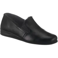 ROHDE Hausschuh ROHDE, Herren, Gr. 46, schwarz, Glattleder, Schuhe