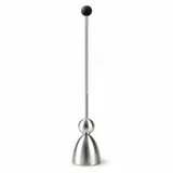 Take 2 Germany | Eierschalensollbruchstellenverursacher Clack | Edelstahl | Motiv: Gummikopf Schwarz | Made in Germany | Idealer Eierköpfer für Ostern