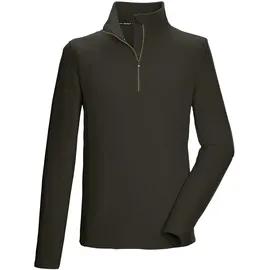 KILLTEC Fleeceshirt mit Stehkragen dunkeloliv 3XL