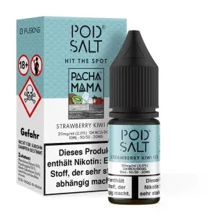 Pacha Mama Strawberry Kiwi - Fusions 10ml NicSalt Liquid by Pod Salt