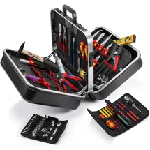 Knipex BIG Twin Elektro Werkzeugkoffer 63-tlg. schwarz 52,0 cm