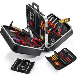 Knipex BIG Twin Elektro Werkzeugkoffer 63-tlg. schwarz 52,0 cm