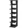 VASAGLE Mid.you Schuhregal 26,4 x 110,4 x 30 cm 6 Fächer / schwarz