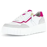 Gabor Sneaker Low Weiß/Pink Damen 38