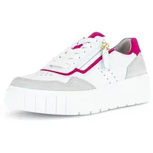 Gabor Sneaker Low Weiß/Pink Damen 38