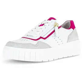 Gabor Sneaker Low Weiß/Pink Damen 38
