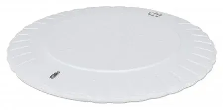 Manhattan Kabelloses Induktionsladegerät 5 W, QiTM-zertifizierter Wireless Charger, sichere Ladung mit 5 W (5 V/1 A), rundes Ladepad, weiß