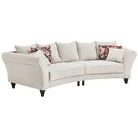 Ed lifestyle polstermöbel Bigsofa CHARLOTTE, Beige - Webstoff -