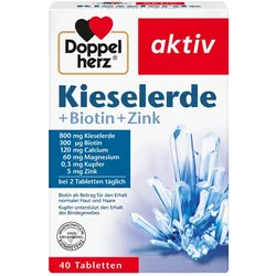 Doppelherz aktiv Kieselerde + Biotin + Zink 40 St