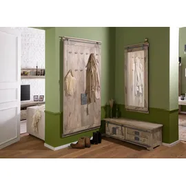 Massivmoebel24 Wandgarderobe Mango 100 x 8 x 190 cm Beige