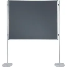 Franken Stellwandtafel PRO 120 x 90 cm blau/silber