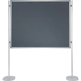 Franken Stellwandtafel PRO 120 x 90 cm blau/silber
