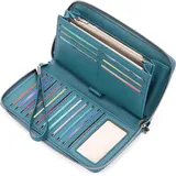 luxuskollektion Geldbörse Damen RFID blau