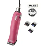 Hunde Schermaschine Wahl KM2 pink mit 2 Stufen!  3 Metallaufsätze. Profigerät!