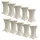 Baumarktplus 10x Stehtischhusse Stretch 70 cm beige Tischdecke Husse Bistrotisch