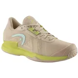 Head Sprint Pro 3.5 Women Tennisschuh, Macadamia/Lime, 42