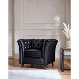 Home Affaire Chesterfield-Sessel »Reims Cocktailsessel, Sessel«, mit echter Chesterfield-Knopfheftung, hochwertige Verarbeitung grau