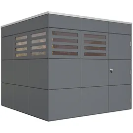 SKANHOLZ CrossCube Brisbane 3 2,53 x 2,53 m schiefergrau