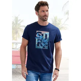 John Devin T-Shirt blau XXL