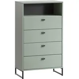 MÖBELPARTNER Kommode Janne, 153067 pastellgrün 60,2 x 33,1 x 103,9 cm