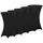 DEUBA Stehtischhusse Schwarz Ø 80-85 cm 5er Set