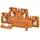 Weidmüller 1547670000 Doppelstock-Durchgangsklemme 5.1mm Zugfeder Orange 50St.