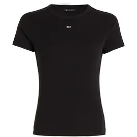 Tommy Hilfiger Dw0dw17383 Kurzarm-T-Shirt Black XS