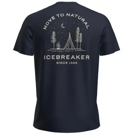 Icebreaker Merino 150 Tech Lite Peaceful Pass Midnight Navy L