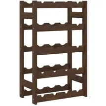 vidaXL Weinregal 43 x 25 x 70 cm Braun