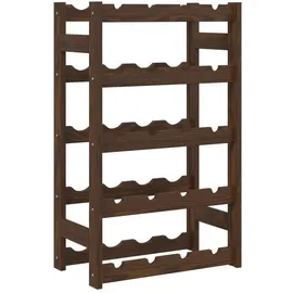 vidaXL Weinregal 43 x 25 x 70 cm Braun