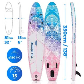 Thunder SUP Board THUNDER Aurora 350 cm Weiß/Blau