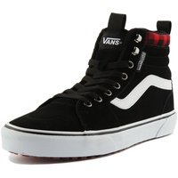 VANS Filmore Hi VansGuard Sneaker, (Suede) Black/red Plaid, 42.5 EU