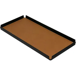 Stil Casa Stil Haus, Set 6 Tabletts pro Hotelzimmer, Innenraum aus Polyurethan gepaart, 35x17 cm, Saffiano Farbe Wüste (Wüste).