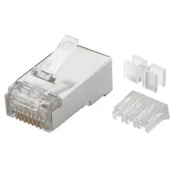 MicroConnect Modular Connector RJ45 Cat6a FTP 100pcs - FTP