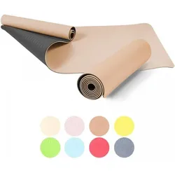 Yogamatte verschiedene Farben schwarz|braun 180 CM