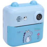 50 MP Sofortbildkamera mit 1080P, 16 fachem Digitalzoom, 2,4 Zoll Bildschirm, 1000 mAh Akku, für Unterwegs (Blue)