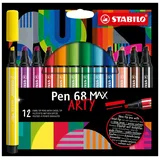 Stabilo Pen 68 MAX ARTY 12 Farben