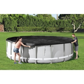 BESTWAY Poolabdeckung rund 488 cm schwarz