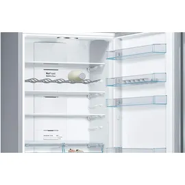Bosch Serie 4 KGN49XIEA Kühl-Gefrierkombination (438 l, 2030 mm hoch, Inox-antifingerprint)