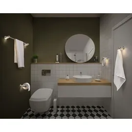LEDVANCE BATHROOM Toilettenpapierhalter mit Nachtlicht, 0,18W, 10lm, warmweißes Licht mit 3000K, Batterie inklusive, Tageslicht- & Bewegungssensor, lange Lebensdauer, Schutzklasse IP44, energiesparend