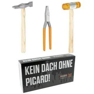DACHKRONE Set 4 – PICARD Kreuzschweifhammer Nr. 175, Flachzange Nr. 192 & Plastikhammer Nr. 252