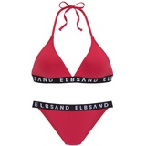 ELBSAND Triangel-Bikini, Damen rot, Gr.40 Cup A/B,