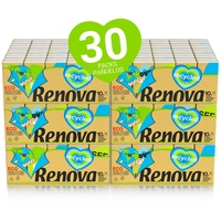 Renova Renova Recycled Taschentücher | 300 Packungen (300 x 9 Taschentücher) | 100% recycelt mit Ecolabel und FSC