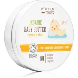 WoodenSpoon Organic Coconut & Shea Körperbutter für Kinder ab der Geburt 100 ml