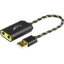 CHERRY xtrfy XG-SC1 USB-Soundkarte (USB), Soundkarte, Gelb, Schwarz